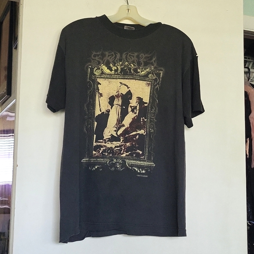 Authentic 90s Vintage Samael To Our Martyrs 94 Tour T Shirt | Large | Metal